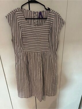 Seraphine branded maternity and nursing dress.